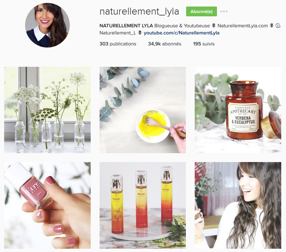 Instagram Naturellement Lyla