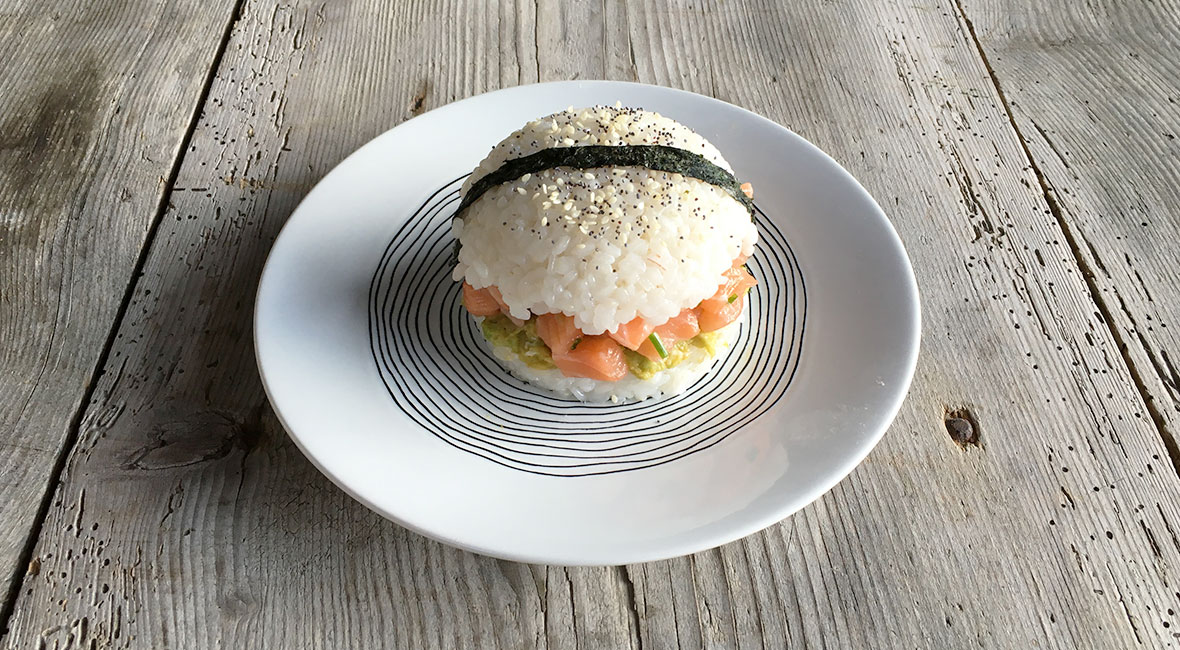 Sushi burger