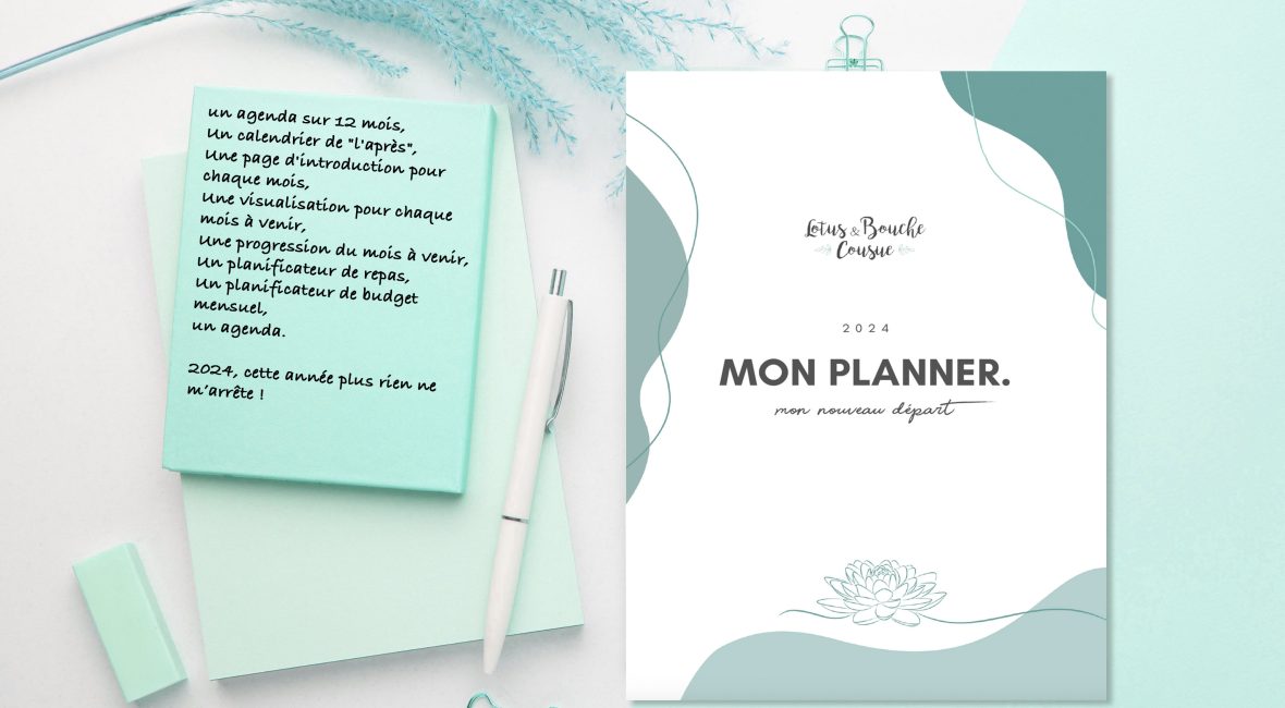 Planner 2024 – Lotus & Bouche Cousue